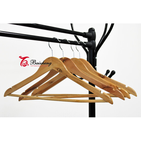 Вешалка деревянная для одежды 45*22 см Baizheng (1/130)