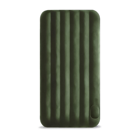 Матрас надувной 191*99*25 см встроенный ножной насос Intex (1/4)