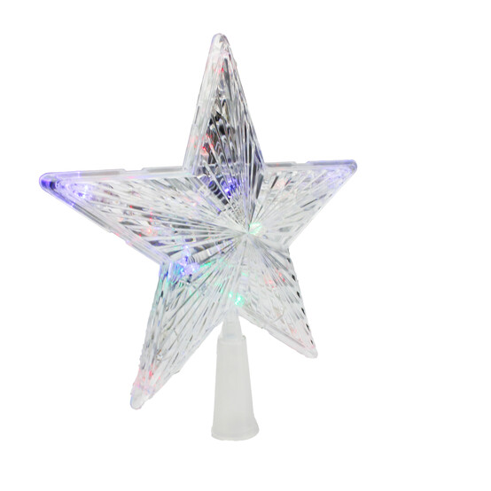 Акция! Звезда на ёлку светодиодная 18 см разноцветный NP-3317 Fex (1/60)