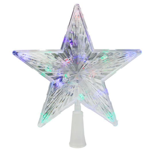 Акция! Звезда на ёлку светодиодная 18 см разноцветный NP-3317 Fex (1/60)