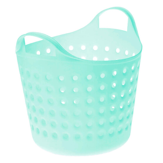 Корзина пластиковая 10 л 327*274*295 мм мята Soft Berossi (1/24)