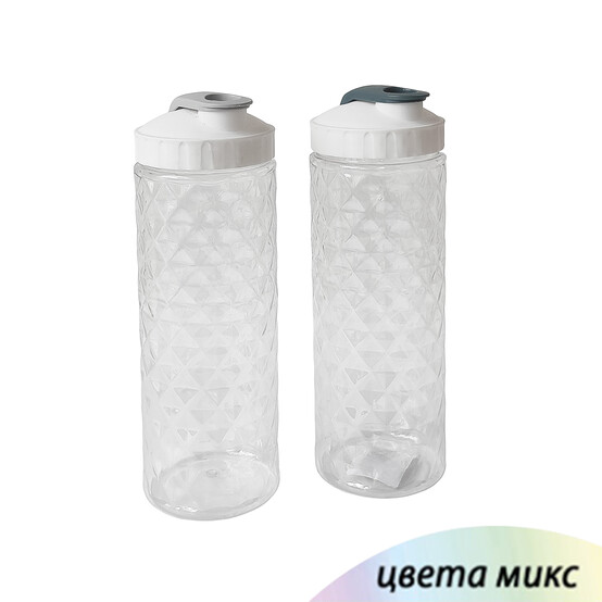 Банка пластиковая для сыпучих продуктов 1,6 л пласт крышка Baizheng (1/84)