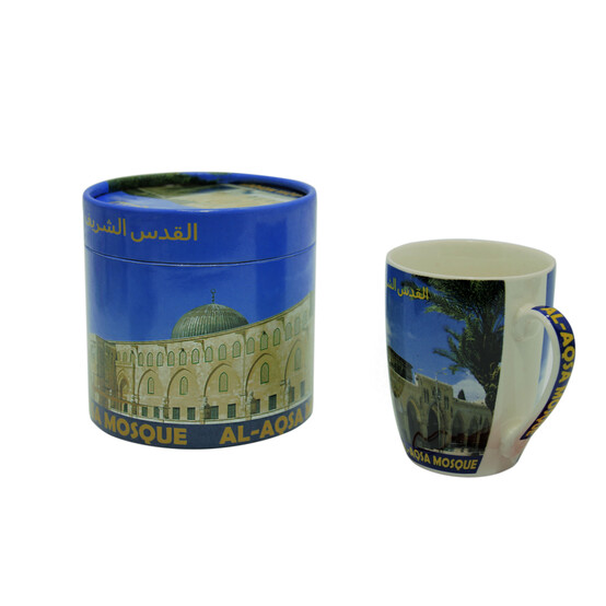 Кружка "Мечеть Аль-Акса" в круглой коробке H090-2 Кружка "Мечеть Аль-Акса" в круглой коробке H090-2