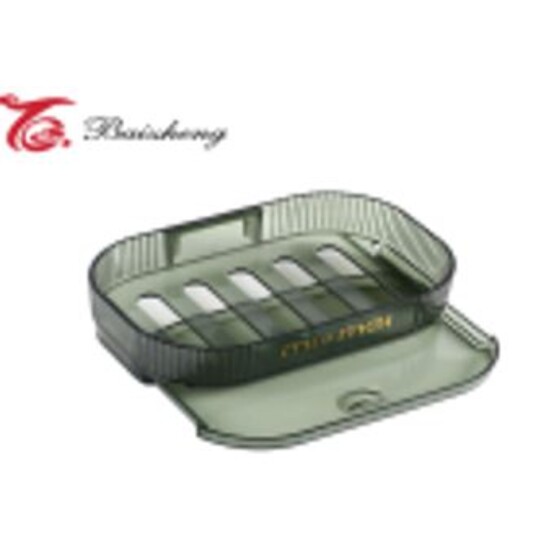 Мыльница пластиковая 134-90*40 мм закрытая прозрачно зеленый GH-2569Baizheng (1/180)