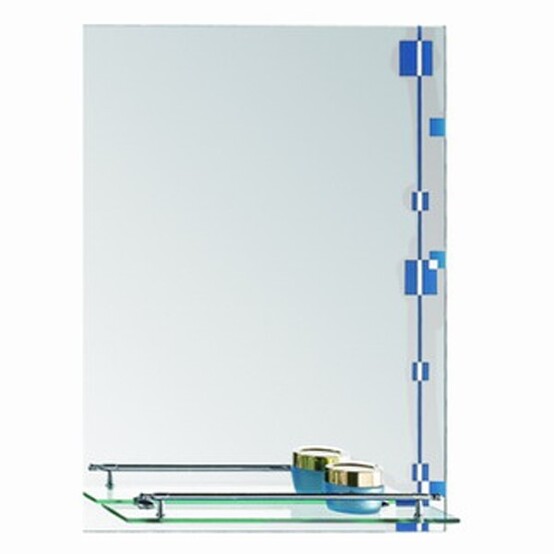 Зеркало Accoona 600*450 прямоугольное с полкой (20) A618
