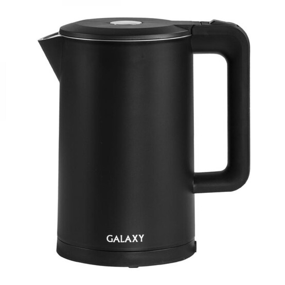 Чайник металлический электрический 1,7 л 2 кВт черный Galaxy (1/8)