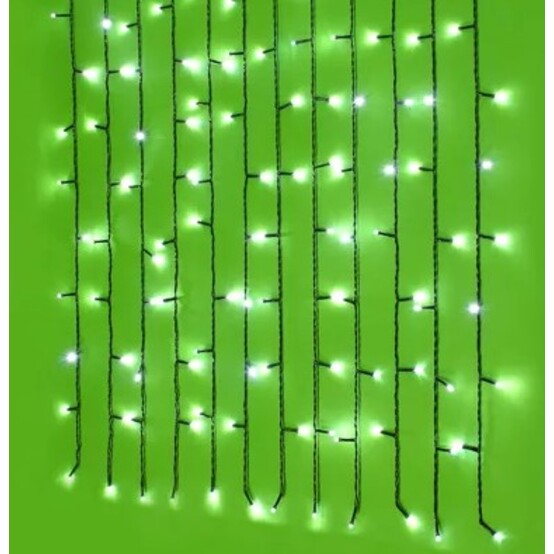 СНОУ БУМ Гирлянда эл. занавес 2x1,5м, 272LED*белый, мерцание., ПВХ черный, коннектор, 220В СНОУ БУМ Гирлянда эл. занавес 2x1,5м, 272LED*белый, мерцание., ПВХ черный, коннектор, 220В