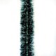 Мишура d-10 см длина 2 м зеленая белые кончики Норка (1/40)