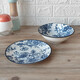 Салатник фарфоровый 17 см 550 мл Blue posy Коралл (6/60)