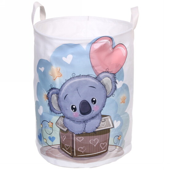 Корзина текстильная для белья 44*33 см 494 круглая Коала (1/60)