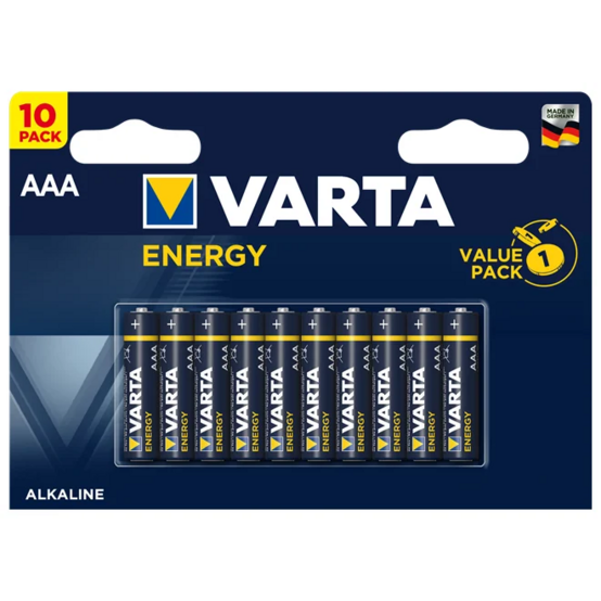 Элементы питания VARTA ENERGY AAA 10*BL (10/200)