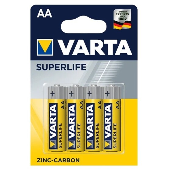 Элементы питания VARTA SUPERLIFE AA 4*BL (48/240) Элементы питания VARTA SUPERLIFE AA 4*BL (48/240)