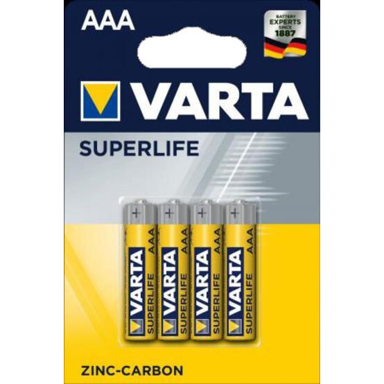 Элементы питания VARTA SUPERLIFE AAA 4*BL MICRO (48/96)