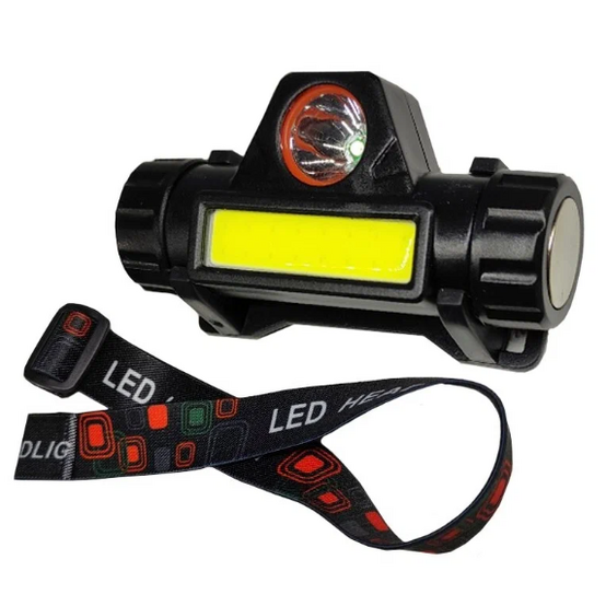 Фонарь налобный 2 led аккумулятор 2000 мАч 2 режима usb Baizheng (1/240) Фонарь налобный 2 led аккумулятор 2000 мАч 2 режима usb Baizheng (1/240)