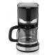Кофеварка капельная 1000 Вт 1,5 л съемный фильтр поддерж температур стоп-капля черный Brayer (1/4)