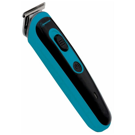 Машинка для стрижки 3 Вт аккумулятор 600 mAh 4 насадки черно-синий HS-9011 HomeStar (1/12)