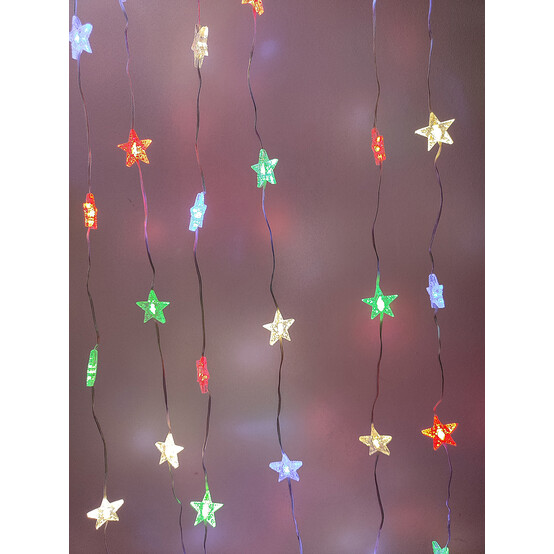 Гирлянда светодиодная 3*2 м 200 Led для штор с пятиконечной звездой XHP-1215-1 Fex (1/24) Гирлянда светодиодная 3*2 м 200 Led для штор с пятиконечной звездой XHP-1215-1 Fex (1/24)