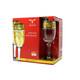 EAV26-419  Набор - Бокалы для шампанского 6 шт с узором "Меандр"