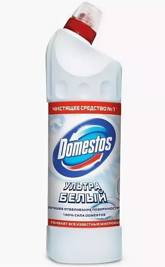 Средство для уборки туалета 1 л domestos доместос эксперт сила 7 ультра белый