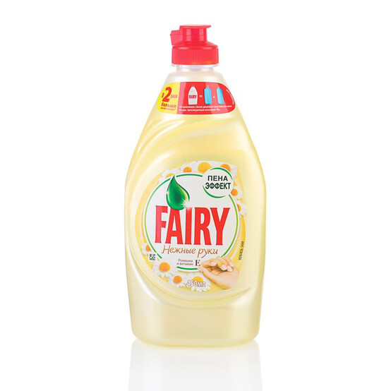 FAIRY Средство д/мытья посуды Нежные руки Ромашка и витамин Е 0,45 л