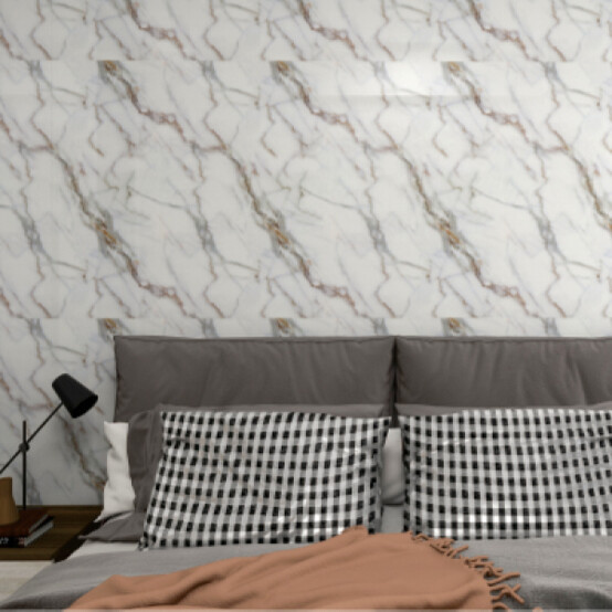 Панель стеновая самоклеящаяся  3D Серый мрамор 0,3х0,6м (толщ. 0,18см) BD-CL058 (30/240)