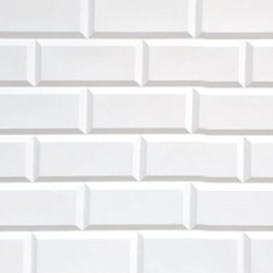 Панель стеновая ПВХ блок белый 0,962х0,484м (10)
