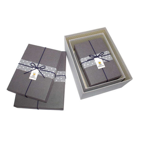 Коробка подарочная (серый) B18-30