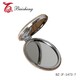 Зеркало складное 6,5*8,5 см круглое двустороннее в ассортименте Baizheng (1/288*12)